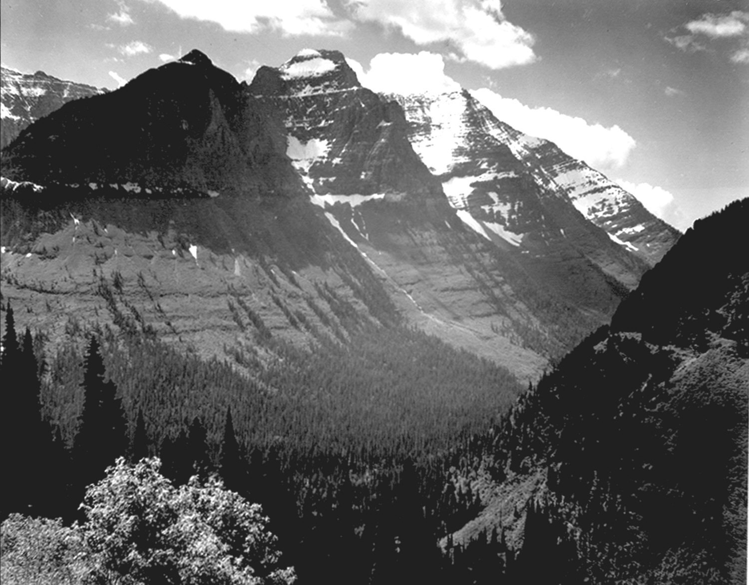 how has human involvement changed glacier national park